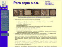 Tablet Screenshot of pars-aqua.cz